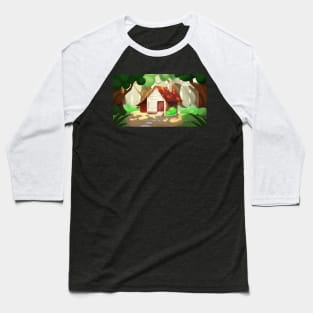 Bright Forest House Baseball T-Shirt